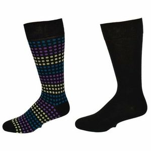 Calcetines de vestir para hombre de algodón peinado, paquete de 2 pares - Product Image 1