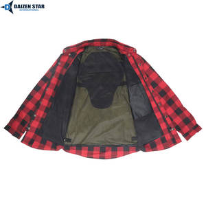 Camisa de Motocicleta OEM de Franela, Transpirable, Cortavientos, con Protección - Product Image 4