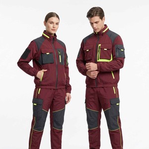 Ensemble de survêtement unisexe 2-en-1 en nylon solide, réfléchissant et imperméable, avec poches, coupe-vent, broderie et impression numérique, personnalisable et de haute qualité - Product Image 3