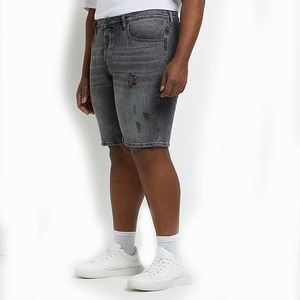 Shorts en jean élégants pour hommes, légers et extensibles, décontractés, mode estivale, confortables pour tous les jours - Product Image 1