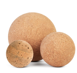 Set de Recuperación con Bola de Masaje de Corcho y Madera Natural - Product Image 1