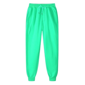 Production en gros de pantalons d'entraînement pour hommes, pantalons de fitness en polyester, fournisseur de logo personnalisé - Product Image 2