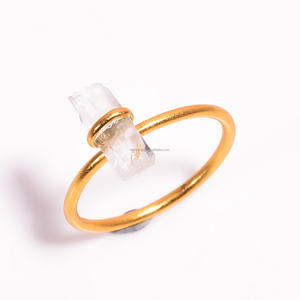 Anillo de cuarzo ahumado para mujer, excelente calidad, joyería de piedras preciosas de Plata de Ley 925, anillo de oro vermeil, exportador - Product Image 2