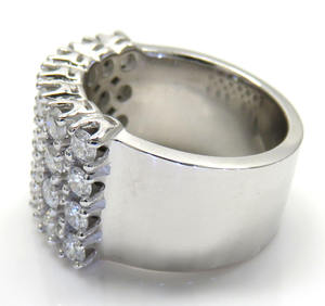 10K White Gold VVS DEF Unisex CVD Diamond <b>Ring</b> Round Cut Lab Grown Diamond Engagement Hip Hop Icy <b>Ring</b> Band Gifts <b>for</b> <b>Men</b> - Product Image 5
