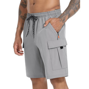 Fabricant de produits OEM, design élégant, emballage personnalisé, shorts cargo pour hommes avec logo personnalisé pour vêtements de sport - Product Image 1