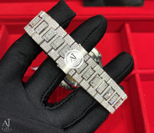 Montre à bracelet en acier inoxydable de 18 mm avec cadran argenté, mouvement mécanique Miyota, incrustation de diamants, boîtier carré, style bijou, cadeau - Product Image 5