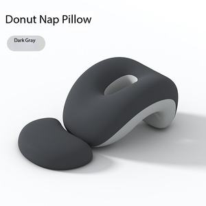 Coussin de sieste en mousse à mémoire de forme détachable, positionneur semi-circulaire, support inclinable lavable pour le bureau et l'école - Product Image 4