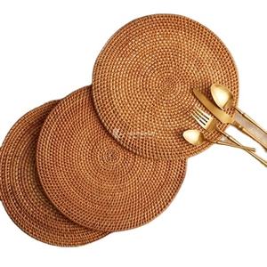 Vente flash pour les espaces de repas et de séjour élégants, vente en gros, set de table en rotin tissé à la main, épaisseur 10 mm - Product Image 2