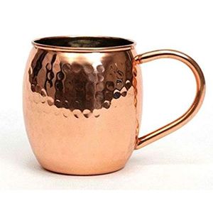 Qualité exclusive, 100% cuivre, 400 ml, isotherme, anti-fuite, écologique, impression personnalisée, réutilisable, design martelé, compatible lave-vaisselle et micro-ondes - Product Image 2