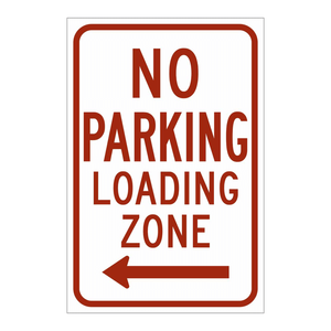 Señal de Prohibido Estacionar Brady, 18x12 Pulgadas, Señal Metálica para Control de Vehículos en Interiores/Exteriores - Product Image 3