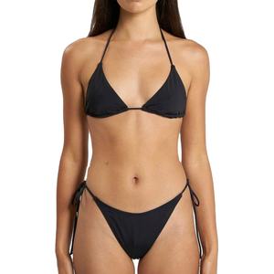 Maillot de bain bikini 3 pièces personnalisable à armatures motif léopard, service OEM, logo frontal, antibactérien, respirant, écologique, vêtements de plage - Product Image 1