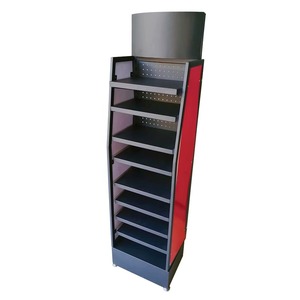 Estante de Almacenamiento Vertical de Metal Pulido, Resistente y Moderno, Personalizado para Tiendas Departamentales y Supermercados - Product Image 3