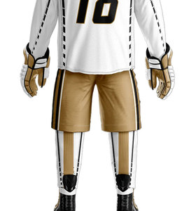 Meilleur prix, uniforme de hockey sur glace personnalisé imprimé pour adultes, best-seller, logo personnalisé, maillot respirant à séchage rapide, ensemble pantalon, faible MOQ - Product Image 5