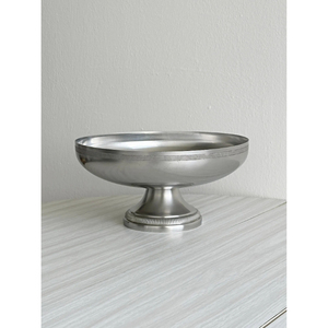 Ensemble de saladiers décoratifs en métal argenté, style américain, écologique, vaisselle polie - Product Image 3