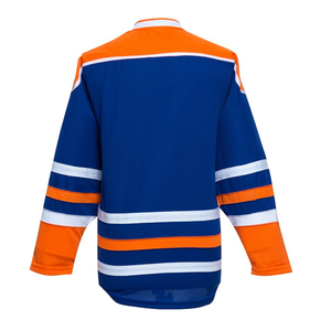 Jersey de Hockey sobre Hielo Profesional Personalizado OEM, 100% Poliéster, Malla, Unisex, Cuello en V, Corte Regular, Impresión por Transferencia de Calor, Manga Larga, Verano - Product Image 2