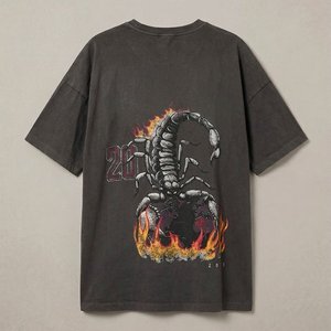 New OEM Bulk Wholesale Premium <b>Acid</b> Washed Women's T-Shirt Cotton Oversized <b>Drop</b> Shoulder Heavyweight Custom Printing Breathable - Product Image 1