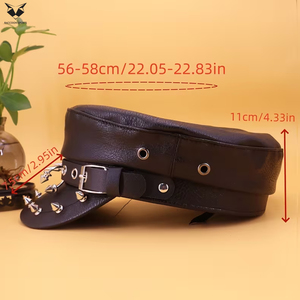 Casquette de club stylée et moderne en similicuir, ajustable, de qualité supérieure, nouvelle tendance, OEM/ODM, par un fournisseur de choix - Product Image 3