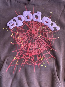 Sudadera con Capucha Estampada con Diseño de Telaraña, Unisex, Oversize, de Forro Polar 100% Algodón, Estilo Casual, para Primavera, Ropa Urbana - Product Image 4