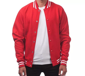 Baseball Varsity College Letterman Fleece Jacket High Quality Polyester & Cotton Varsity Baseball Jacket for <b>Men</b> Manufacturer - Product Image 1