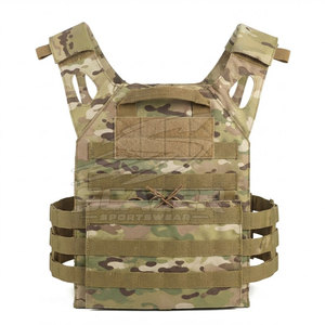 Gilet tactique léger de camping, multi-poches, gilet d'extérieur avec bretelles réglables et multiples compartiments spacieux - Product Image 3