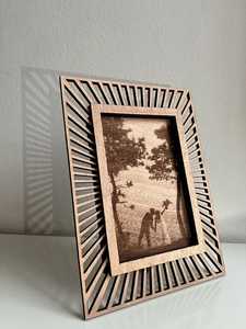 Modern Wooden Photo <b>Frame</b> Elegant Picture <b>Frame</b> Natural Wood Display <b>Frame</b> Office Desk <b>Frame</b> <b>Wall</b> Hanging Photo <b>Frame</b> - Product Image 1
