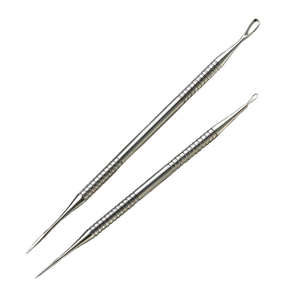 Double-Ended Facial Acne <b>Extractor</b> Tool Pimple Popper Tool Double Sided Blackhead Removal Needle Facial Skin Care Cleaning - Product Image 3
