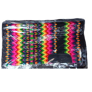 Tapis de selle Western bleu à motifs en feutre mérinos, couverture de selle en laine pour l'équitation, équipement équestre, tapis de selle pour cheval - Product Image 5