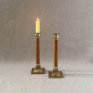 Support de bougie vintage en laiton, porte-bougie décoratif en métal, centre de table pour mariage, décoration pour la maison, l'hôtel et le restaurant - Product Image 1