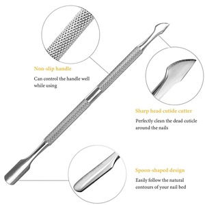 Stainless Steel Cuticle <b>Nail</b> Pusher Made In Pakistan 2026 Cuticle <b>Nail</b> Pusher Sharp Cutting Cuticle <b>Nail</b> Pushers - Product Image 3