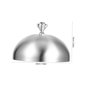 Dôme de couverture de gâteau en acier inoxydable, taille et logo personnalisables, avec fabricant fournisseur de couvercles de plats en acier - Product Image 2