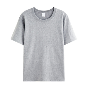 เสื้อยืดแขนสั้นทรงพอดีตัว คุณภาพสูง ผ้าฝ้ายออร์แกนิค 100%  แบบยูนิเซ็กซ์  ไม่มีลาย  รับสกรีนโลโก้ด้วยระบบดิจิตอล  ผ้าหนา 220 กรัม - Product Image 6