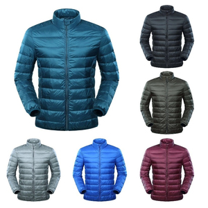 Chaqueta Acolchada con Capucha de Lona Negra Personalizada para Hombre, Cuello Alto, Impermeable, Cortavientos, Ropa de Invierno OEM - Product Image 6