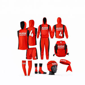 Suministro al por Mayor de Uniformes de Fútbol 7v7 Personalizados, Conjunto de Camiseta y Pantalones Cortos Sublimados, Kit Completo para Equipo, Unisex, para Adultos, Paquete Deportivo - Product Image 4