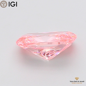 Diamant de laboratoire CVD rose vif fantaisie, taille coussin, 2,50 carats, clarté VS1, avec certificat IGI, pour la collection Rêve de Mariée - Product Image 5