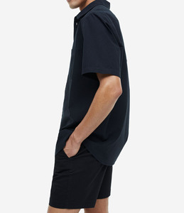 Chemises habillées décontractées pour hommes, 100 % coton, à manches longues, col rabattu, imprimé intégral avec logo de marque personnalisé - Product Image 2