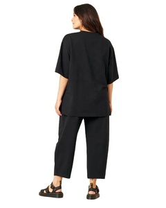 เสื้อยืดคอกลมแขนสั้นสำหรับผู้หญิง, เสื้อยืดคอกลมผ้าฝ้ายผสมพิมพ์ลายตามสั่งสำหรับ2025 - Product Image 5