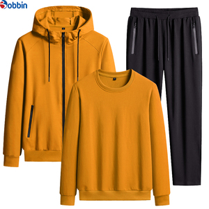 Conjunto Deportivo de Invierno Personalizado con Logotipo, 2 en 1, de Algodón Grueso y Felpa, Unisex, Transpirable, con Capucha Extra Grande y Cintura Elástica, para Hombre, 3 Piezas - Product Image 4