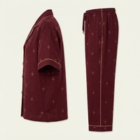 Ensemble pantalon à jambes larges et chemise pour femme, tenue décontractée en deux pièces, pantalon ample, chemise assortie, élégant, confortable, pour femmes