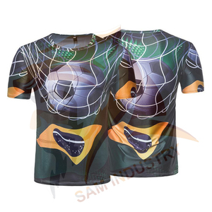 Camiseta Sublimada de Estilo Urbano para Hombre, Calidad Premium, Hecha de Poliéster y Algodón, Talla Personalizada - Product Image 3