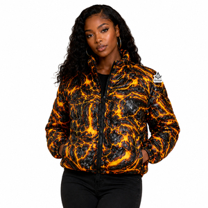 Veste matelassée personnalisée unisexe avec motif maçonnique sublimé, manteau d'hiver imprimé, motif intégral, vêtement d'extérieur chaud et tendance - Product Image 1