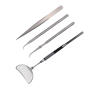 Personalized Single Side Half Moon Shape Eyelash <b>Makeup</b> Mirror Private Label Stainless Steel Lash Extensions Tool Black - Product Image 6