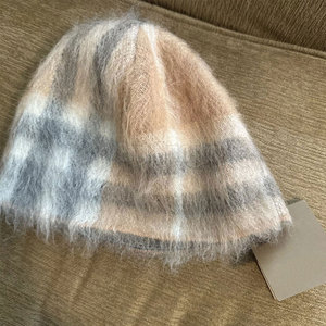 Nouveau bonnet en mohair pour l'hiver, vêtements de tête, bonnet en coton/laine de haute qualité, bonnet tricoté pour homme et femme, style streetwear - Product Image 4