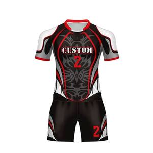 Uniforme de Rugby de Invierno Estampado Profesional al por Mayor, 100% Poliéster, Ecológico, Antibacterial, Anti-UV, de Secado Rápido y Transpirable - Product Image 1