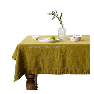 Mantel de lino lavable personalizable excelente calidad para mesa de comedor usos - Product Image 6