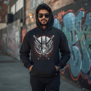 เสื้อฮู้ดดี้แบบยูนิเซ็กซ์ ดีไซน์สั่งทำพิเศษ สำหรับฤดูหนาว ผลิตจากผ้าโพลีเอสเตอร์/ไนลอน ฟลีซ ทรงปกติ สวมใส่สบาย สไตล์สตรีทแวร์ กันน้ำ - Product Image 1