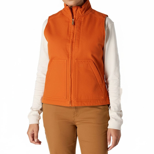 Gilet en toile épaisse de haute qualité, nouvelle arrivée 2026, pour femmes, grande taille, respirant, couleur unie, vêtement d'hiver, gilet en toile pour femmes - Product Image 1