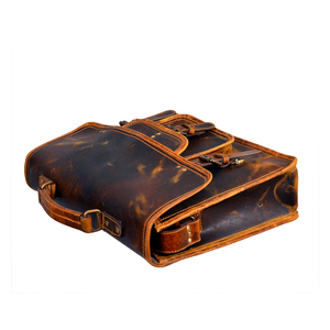 Bolso de Cuero Genuino de Gran Capacidad para Portátil, para Viajes de Negocios, Bolso de Hombro para Oficina - Product Image 3