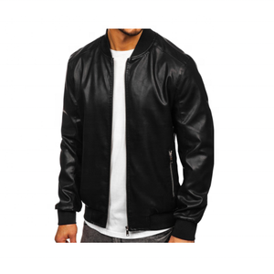 Chaquetas Bomber de Invierno de Lujo, Más Vendidas, con Cuello Alto, Hechas con Piel de Vaca para Hombre - Product Image 2