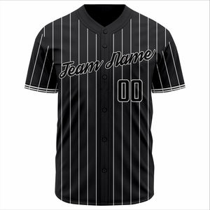 Camisetas de Béisbol Personalizadas al por Mayor, 100% Poliéster Transpirable, con Botones, Rojas y Blancas, para Hombre Adulto, con Nombres de Equipos Personalizados - Product Image 1