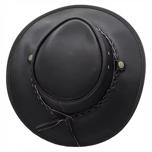 Sombrero de Vaquero de Cuero Vacuno Suave, Duradero, Premium, Ajustable, para Viajes al Aire Libre, Casual, para las Cuatro Estaciones, para Hombres y Mujeres - Product Image 4
